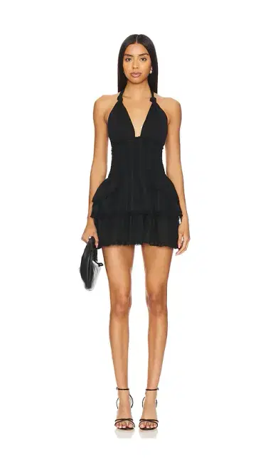 LoveShackFancy Deanna Halter Dress | Thumbnail 1 LoveShackFancy Deanna Halter Dress | Thumbnail 1