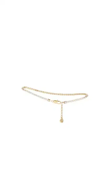 Ettika Single Crystal Band Anklet | Thumbnail 2 Ettika Single Crystal Band Anklet | Thumbnail 2