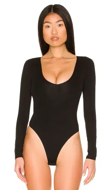 superdown Malina Deep V Bodysuit | Thumbnail 2 superdown Malina Deep V Bodysuit | Thumbnail 2