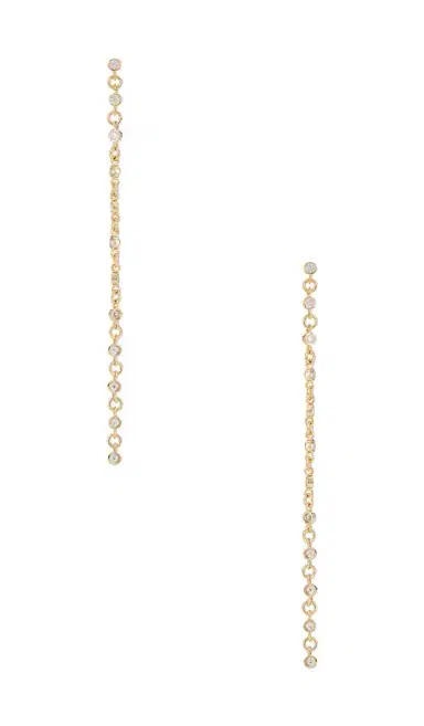 Ettika Dainty Linear Crystal Earrings | Thumbnail 1 Ettika Dainty Linear Crystal Earrings | Thumbnail 1