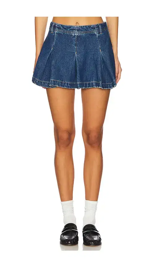 Madison Ave Denim Mini Skirt Madison Ave Denim Mini Skirt
