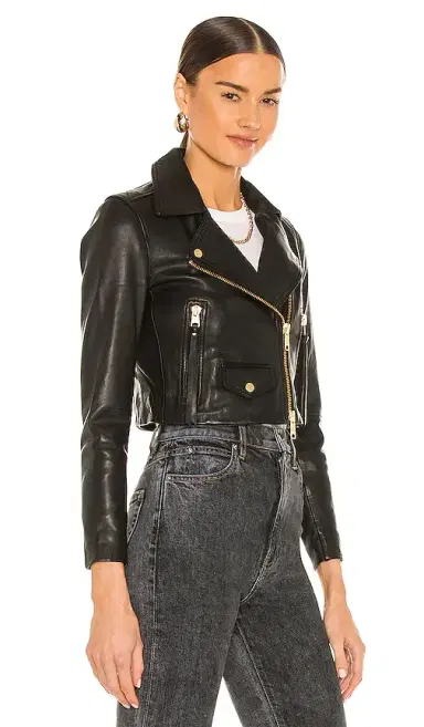 ALLSAINTS Elora Biker Jacket | Thumbnail 2 ALLSAINTS Elora Biker Jacket | Thumbnail 2
