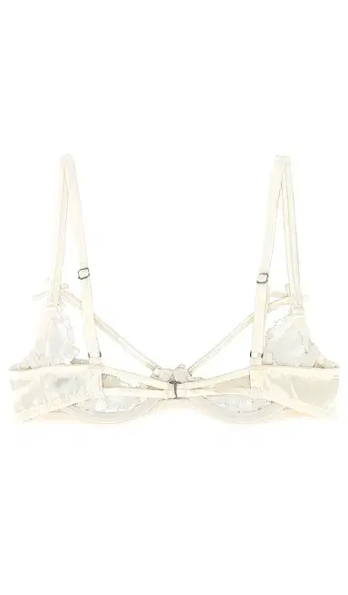 fleur du mal Charlotte Lace Peakaboo Bra | Thumbnail 2 fleur du mal Charlotte Lace Peakaboo Bra | Thumbnail 2