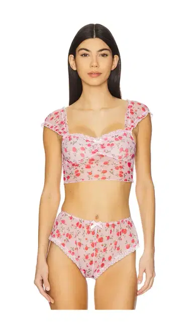 For Love & Lemons Lottie Sleep Top | Thumbnail 1 For Love & Lemons Lottie Sleep Top | Thumbnail 1