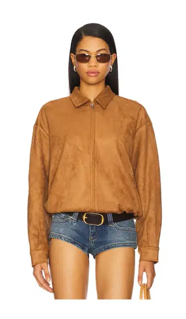 MORE TO COME Bella Faux Suede Fringe Jacket | Thumbnail 2 MORE TO COME Bella Faux Suede Fringe Jacket | Thumbnail 2