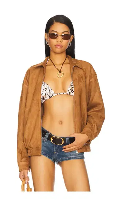 MORE TO COME Bella Faux Suede Fringe Jacket | Thumbnail 1 MORE TO COME Bella Faux Suede Fringe Jacket | Thumbnail 1