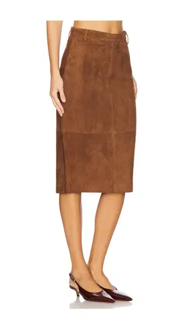 Retrofête Marcella Suede Skirt | Thumbnail 2 Retrofête Marcella Suede Skirt | Thumbnail 2