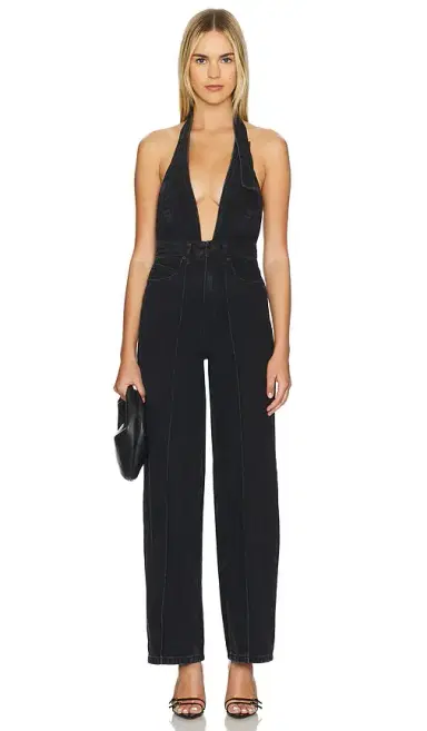 RTA Sadie Denim Jumpsuit | Thumbnail 1 RTA Sadie Denim Jumpsuit | Thumbnail 1