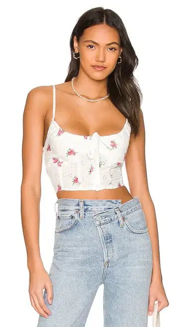 MORE TO COME Marie Embroidered Cami Top | Thumbnail 1 MORE TO COME Marie Embroidered Cami Top | Thumbnail 1