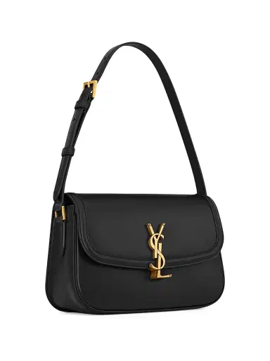 Saint Laurent Women's Solferino in Box Shoulder Bag - Black | Thumbnail 7 Saint Laurent Women's Solferino in Box Shoulder Bag - Black | Thumbnail 7