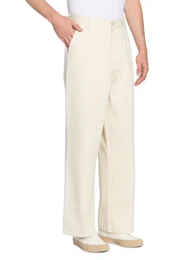 Officine Générale Men's Nemir Straight-Leg Jeans - Ecru | Thumbnail 3 Officine Générale Men's Nemir Straight-Leg Jeans - Ecru | Thumbnail 3