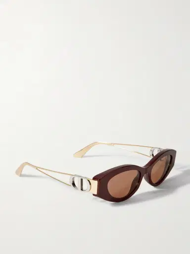 DIOR Eyewear 30montaigne B6i Cat-eye Acetate And Gold- And Silver-tone Sunglasses | Thumbnail 3 DIOR Eyewear 30montaigne B6i Cat-eye Acetate And Gold- And Silver-tone Sunglasses | Thumbnail 3