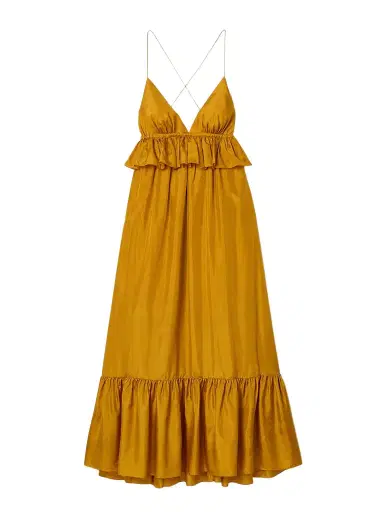 Zimmermann Rhiannon Ruffled Silk Maxi Dress | Thumbnail 1 Zimmermann Rhiannon Ruffled Silk Maxi Dress | Thumbnail 1