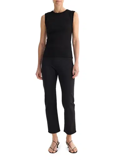RÓHE Women's Cigarette Scuba Trousers - Black - Size 12 | Thumbnail 2 RÓHE Women's Cigarette Scuba Trousers - Black - Size 12 | Thumbnail 2