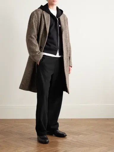 Auralee Straight-Leg Cotton-Jersey Trousers - Men | Thumbnail 2 Auralee Straight-Leg Cotton-Jersey Trousers - Men | Thumbnail 2