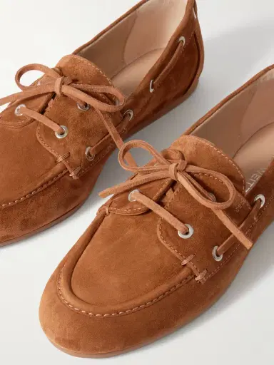 Stuart Weitzman Tinsley Suede Loafers | Thumbnail 4 Stuart Weitzman Tinsley Suede Loafers | Thumbnail 4
