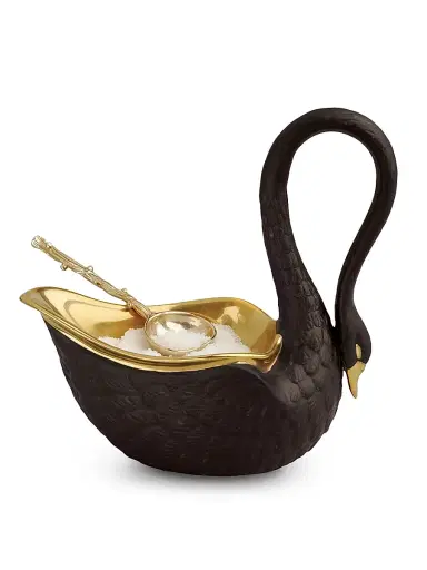L'Objet Porcelain Swan Salt Cellar - White | Thumbnail 1 L'Objet Porcelain Swan Salt Cellar - White | Thumbnail 1
