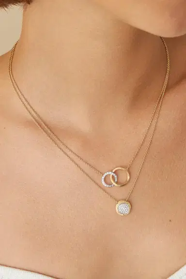 MARCO BICEGO Jaipur Mixed Link Diamond Necklace | Thumbnail 2 MARCO BICEGO Jaipur Mixed Link Diamond Necklace | Thumbnail 2