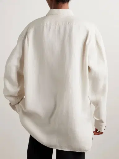 The Row Nesson Linen-twill Shirt | Thumbnail 4 The Row Nesson Linen-twill Shirt | Thumbnail 4