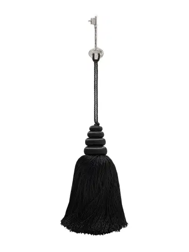 Sophie Buhai Tasseled Satin And Silver Bag Charm | Thumbnail 1 Sophie Buhai Tasseled Satin And Silver Bag Charm | Thumbnail 1