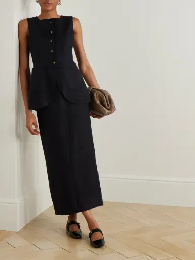 Posse Emma Linen Midi Skirt | Thumbnail 2 Posse Emma Linen Midi Skirt | Thumbnail 2