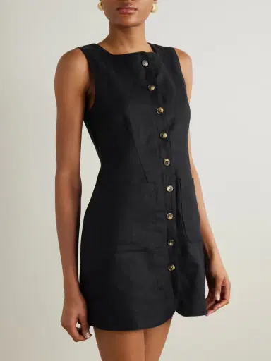 Posse Emma Linen Mini Dress | Thumbnail 3 Posse Emma Linen Mini Dress | Thumbnail 3