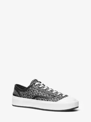 Michael Kors Jude MK2000 Logo Jacquard Sneaker | Thumbnail 2 Michael Kors Jude MK2000 Logo Jacquard Sneaker | Thumbnail 2