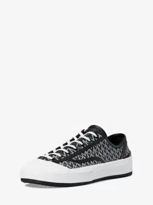 Michael Kors Jude MK2000 Logo Jacquard Sneaker | Thumbnail 3 Michael Kors Jude MK2000 Logo Jacquard Sneaker | Thumbnail 3