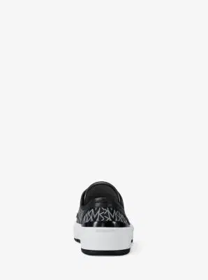 Michael Kors Jude MK2000 Logo Jacquard Sneaker | Thumbnail 6 Michael Kors Jude MK2000 Logo Jacquard Sneaker | Thumbnail 6