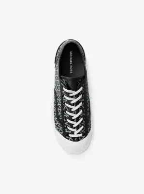 Michael Kors Jude MK2000 Logo Jacquard Sneaker | Thumbnail 7 Michael Kors Jude MK2000 Logo Jacquard Sneaker | Thumbnail 7