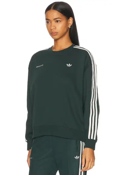 adidas Originals x Sporty & Rich Crewneck Sweatshirt | Thumbnail 3 adidas Originals x Sporty & Rich Crewneck Sweatshirt | Thumbnail 3