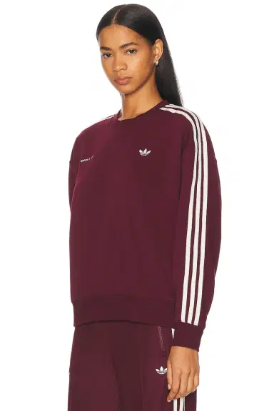 adidas Originals x Sporty & Rich Crewneck Sweatshirt | Thumbnail 3 adidas Originals x Sporty & Rich Crewneck Sweatshirt | Thumbnail 3