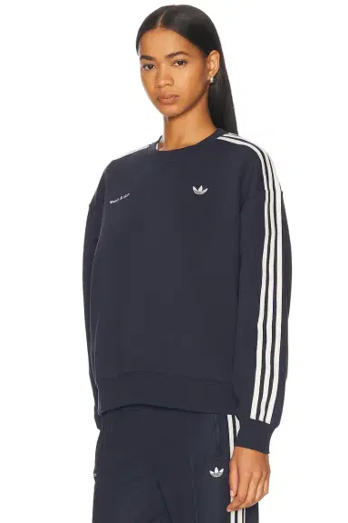 adidas Originals x Sporty & Rich Crewneck Sweatshirt | Thumbnail 3 adidas Originals x Sporty & Rich Crewneck Sweatshirt | Thumbnail 3