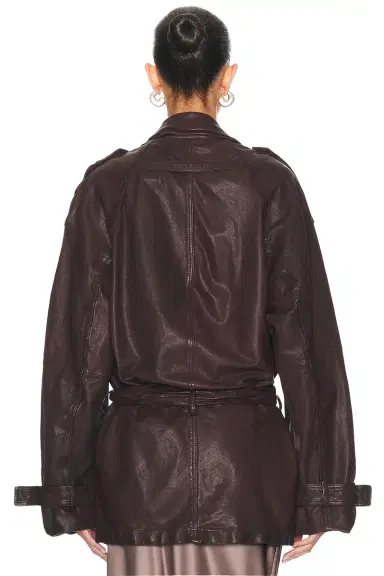 Acne Studios Lolu Leather Jacket | Thumbnail 3 Acne Studios Lolu Leather Jacket | Thumbnail 3