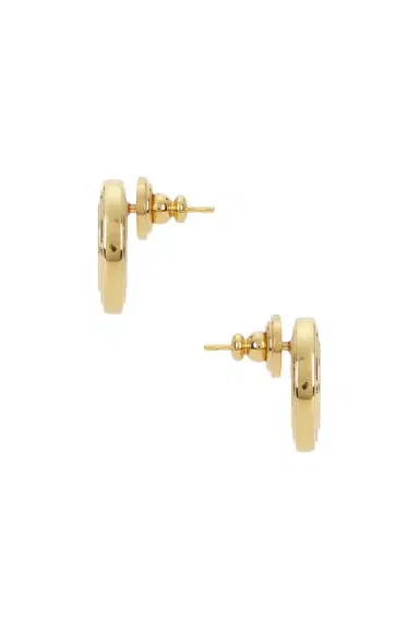 Valentino Garavani Ovalette Logo Earrings | Thumbnail 3 Valentino Garavani Ovalette Logo Earrings | Thumbnail 3