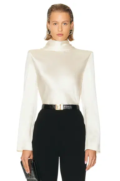 Saint Laurent Drape Back Top | Thumbnail 2 Saint Laurent Drape Back Top | Thumbnail 2