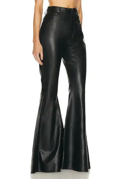 Alaïa Leather Flare Pant | Thumbnail 2 Alaïa Leather Flare Pant | Thumbnail 2