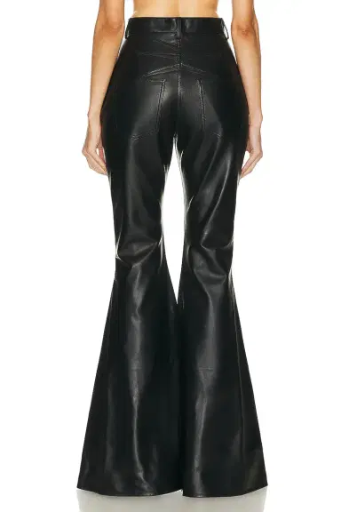 Alaïa Leather Flare Pant | Thumbnail 3 Alaïa Leather Flare Pant | Thumbnail 3