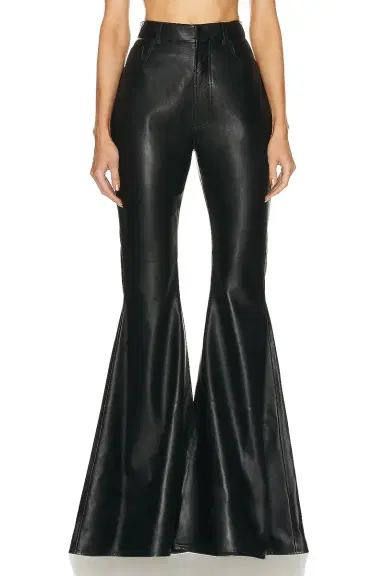 Alaïa Leather Flare Pant | Thumbnail 1 Alaïa Leather Flare Pant | Thumbnail 1