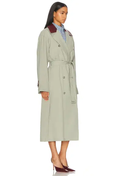 Mimchik Slouchy Trench Coat | Thumbnail 2 Mimchik Slouchy Trench Coat | Thumbnail 2
