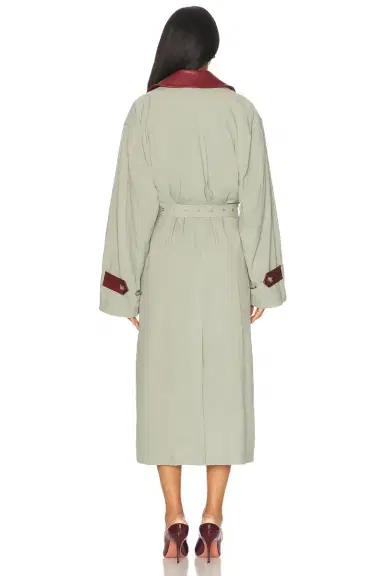 Mimchik Slouchy Trench Coat | Thumbnail 3 Mimchik Slouchy Trench Coat | Thumbnail 3