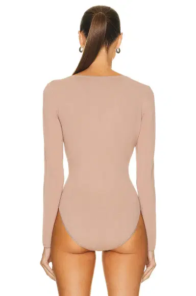 ALAÏA Wrap Angie Bodysuit | Thumbnail 4 ALAÏA Wrap Angie Bodysuit | Thumbnail 4
