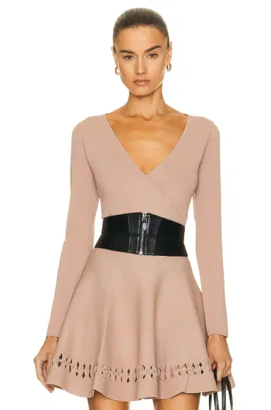 ALAÏA Wrap Angie Bodysuit | Thumbnail 1 ALAÏA Wrap Angie Bodysuit | Thumbnail 1