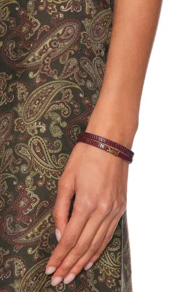 Saint Laurent Double Wrap Bracelet | Thumbnail 2 Saint Laurent Double Wrap Bracelet | Thumbnail 2