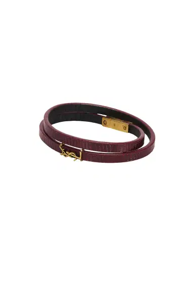 Saint Laurent Double Wrap Bracelet | Thumbnail 1 Saint Laurent Double Wrap Bracelet | Thumbnail 1