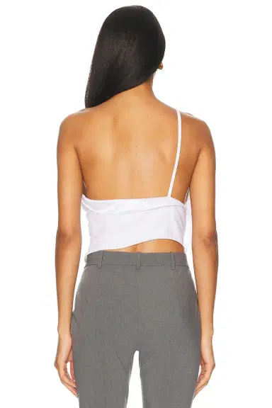 Magda Butrym One Shoulder Blouse | Thumbnail 3 Magda Butrym One Shoulder Blouse | Thumbnail 3