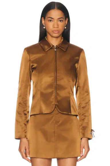 Sandy Liang Annecy Jacket | Thumbnail 2 Sandy Liang Annecy Jacket | Thumbnail 2