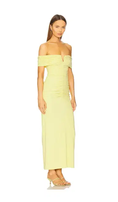 susana monaco V Wire Gathered Off The Shoulder Dress | Thumbnail 2 susana monaco V Wire Gathered Off The Shoulder Dress | Thumbnail 2