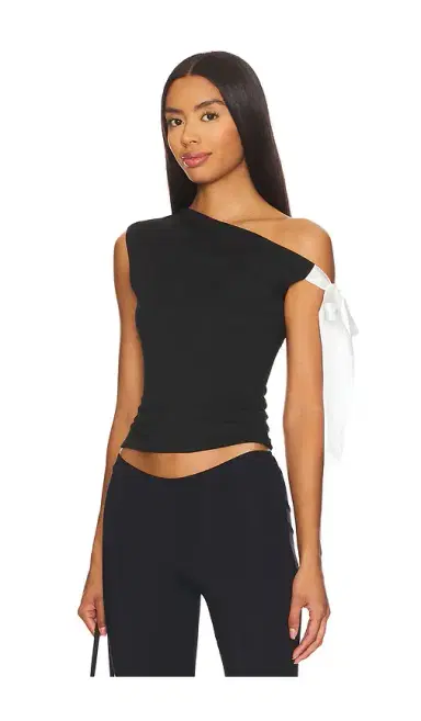MORE TO COME Raquel Tie Sleeve Top | Thumbnail 2 MORE TO COME Raquel Tie Sleeve Top | Thumbnail 2