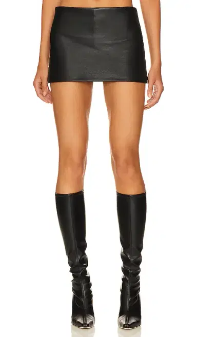 Camila Coelho Katalina Leather Mini Skort | Thumbnail 1 Camila Coelho Katalina Leather Mini Skort | Thumbnail 1